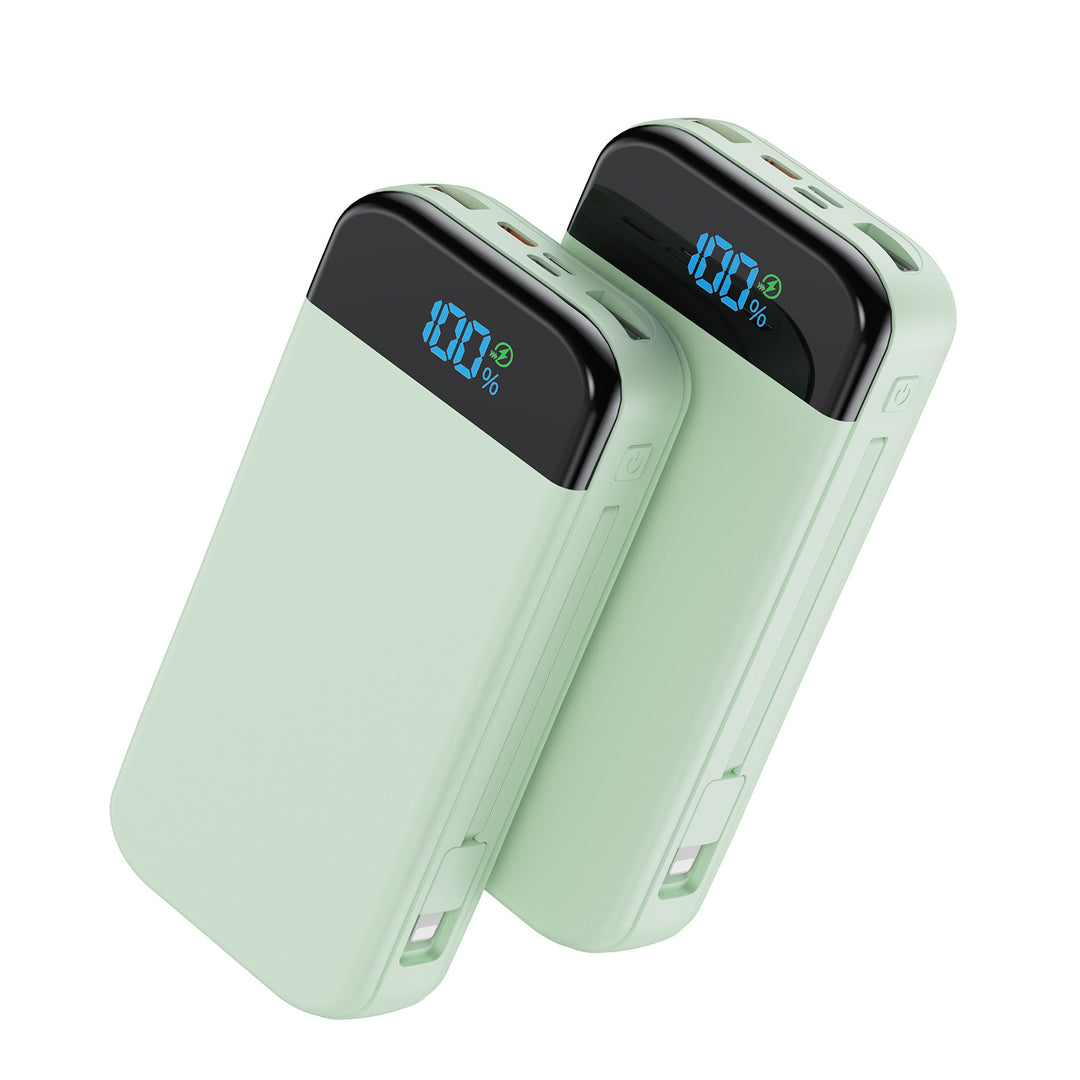 Høyytelses powerbank med LED-skjerm og hurtigladeteknologi Skanto