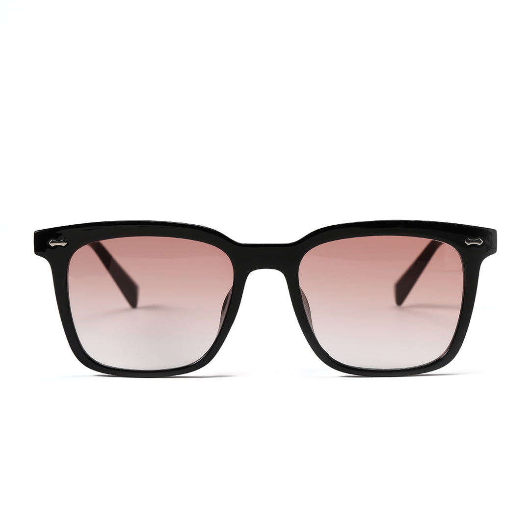 Dame quadratisk solbrille med elegant skilpadde-ramme Skanto