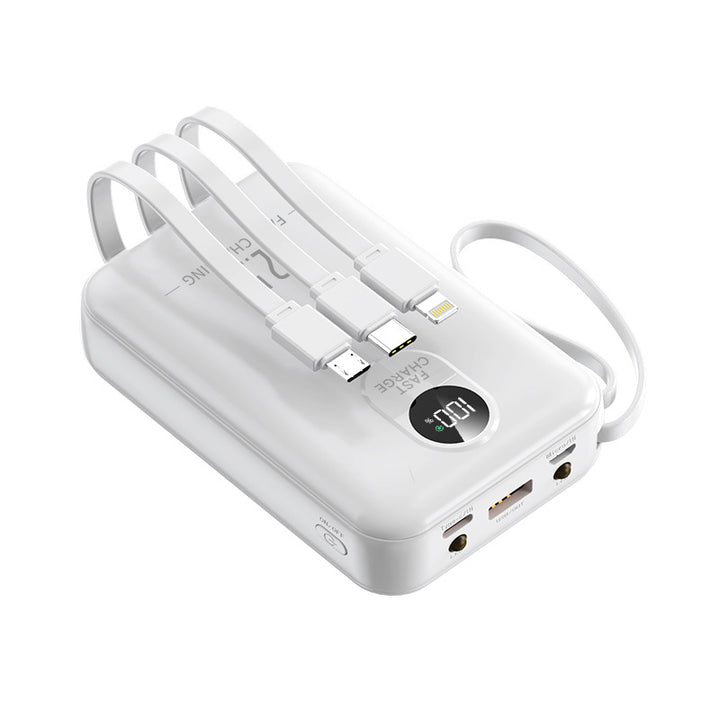 Bærbar powerbank med hurtiglading og LED-skjerm Skanto