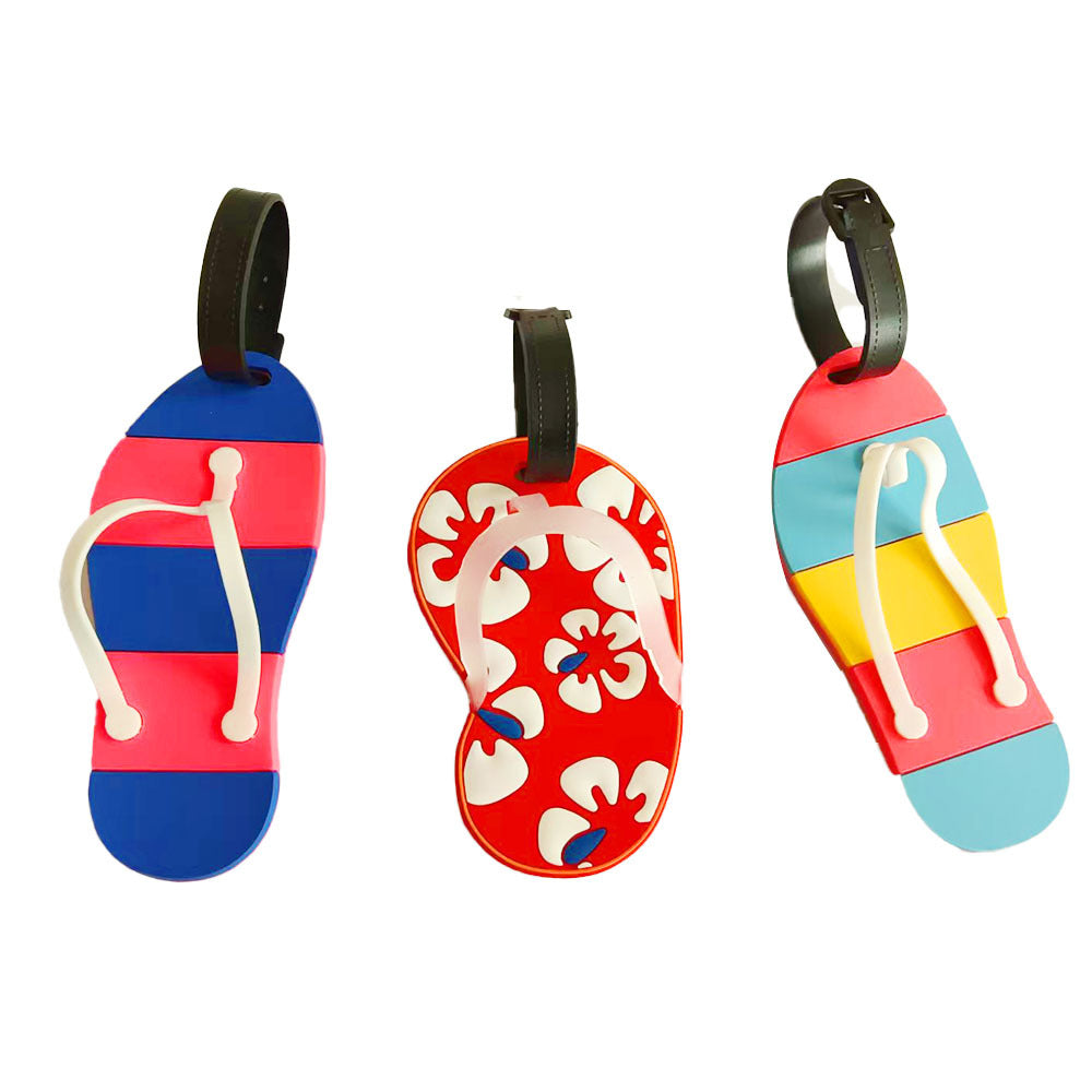 Unisex Bagasjelapp i kreativt Flip-Flop-design Skanto