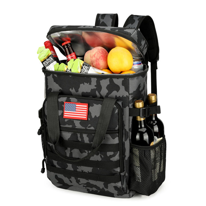 Unisex Skanto Tactical Cooler Backpack with Insulated Main Compartment, MOLLE Front Pocket, and Padded Shoulder Straps