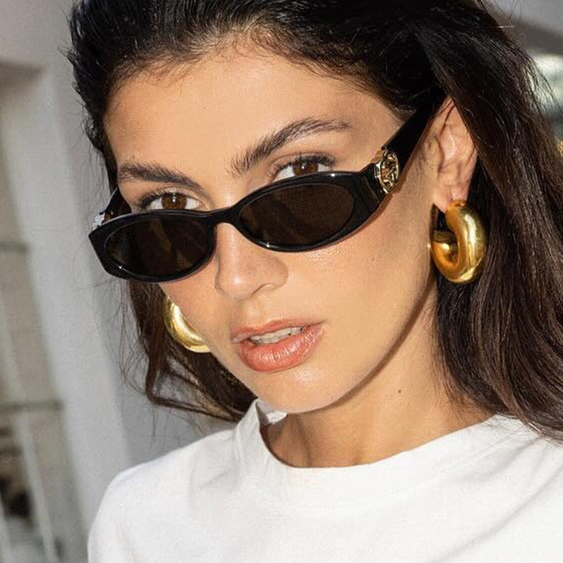 Women's Cat-Eye Sunglasses with UV Protection and Luxurious Accents Skanto