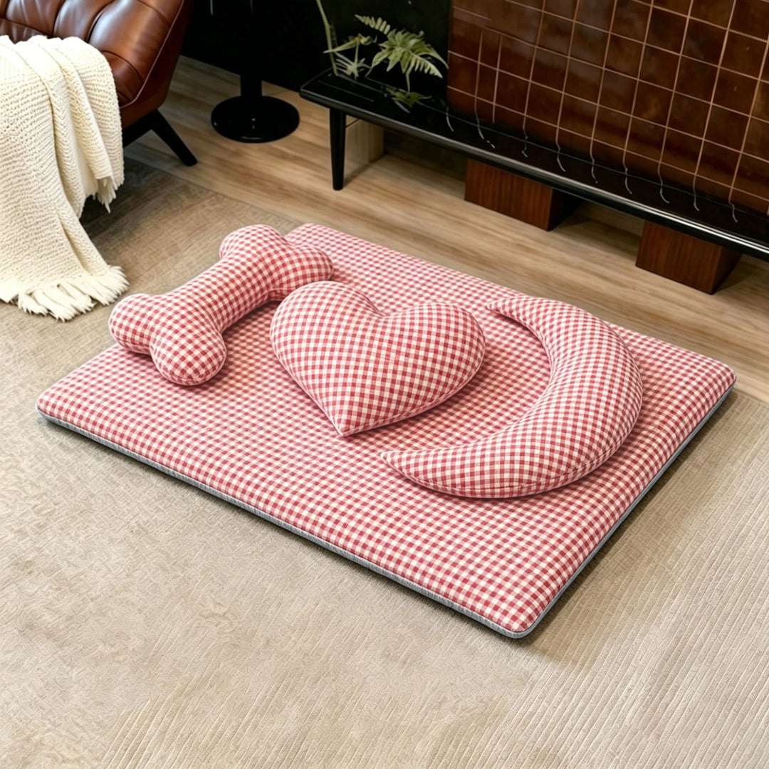 Dame luksus kattseng med ergonomisk pute Skanto