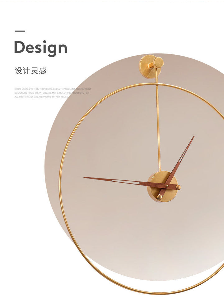 Skanto | Minimalist 16-tommers veggklokke – Moderne stille sveip-design