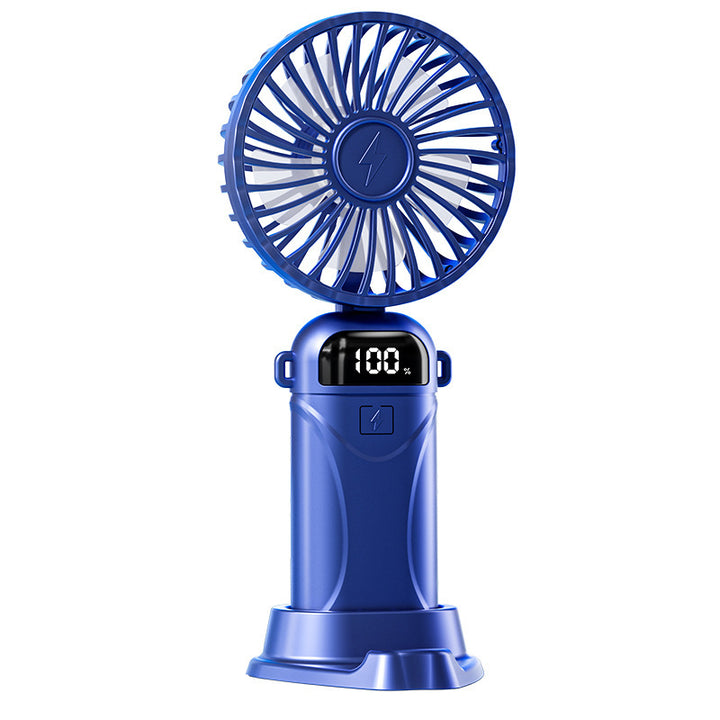 Damehåndvifte med digitalt batteriindikator Skanto