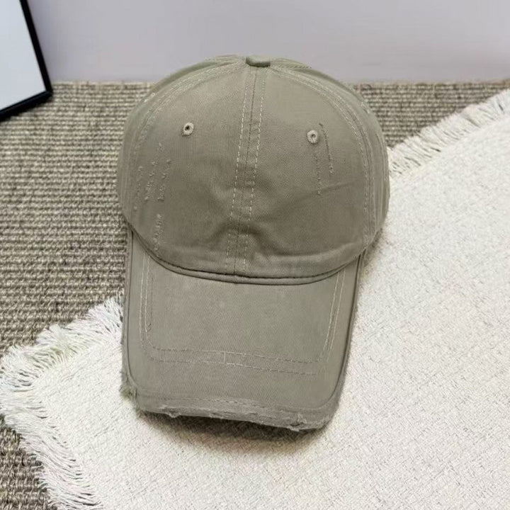 Kvinne Slitt Fritids Twill Baseball Cap Skanto