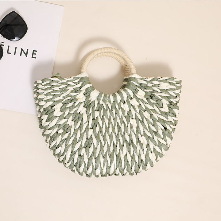 Braided basket bag with unique design Skanto