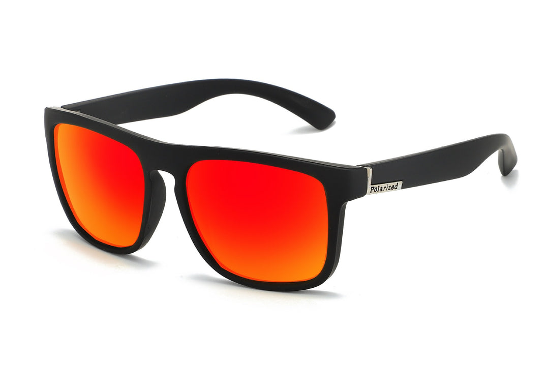 Unisex nan polarisert sports solbrille med robust plastikkramme og ergonomiske stenger Skanto