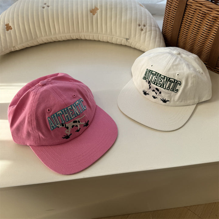 Kvinnebrodert ku grafikk baseball cap Skanto