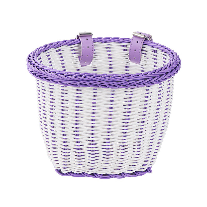 Damer Håndlaget Kurv med fargerikt Design Skanto
