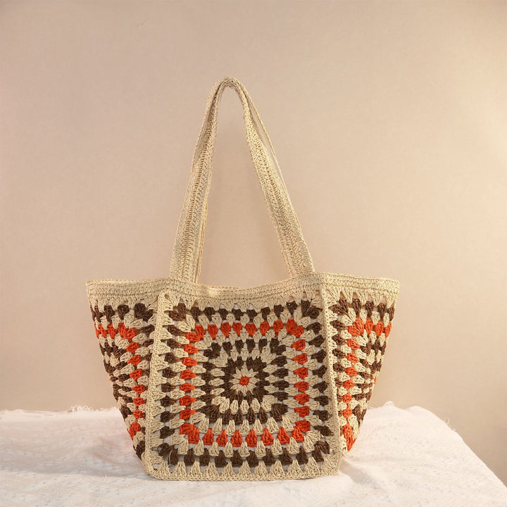 Umhængetaske med Unikt Granny-Square-Design Skanto