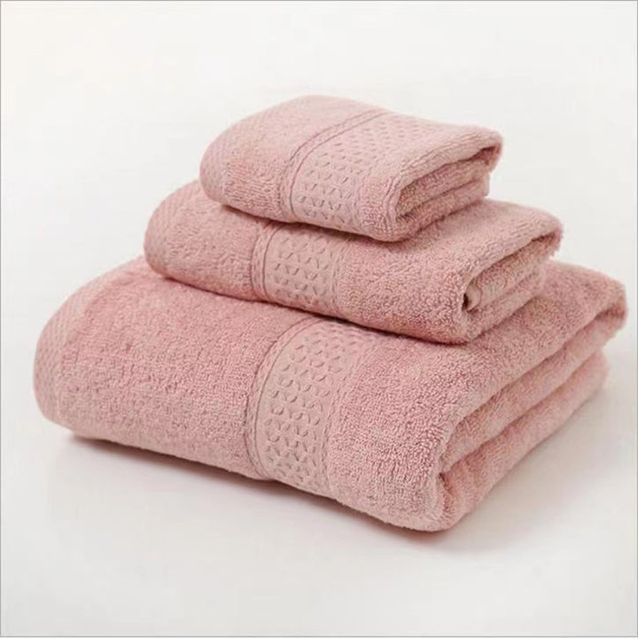 Frotteehåndkle-sett med elegant struktur Skanto