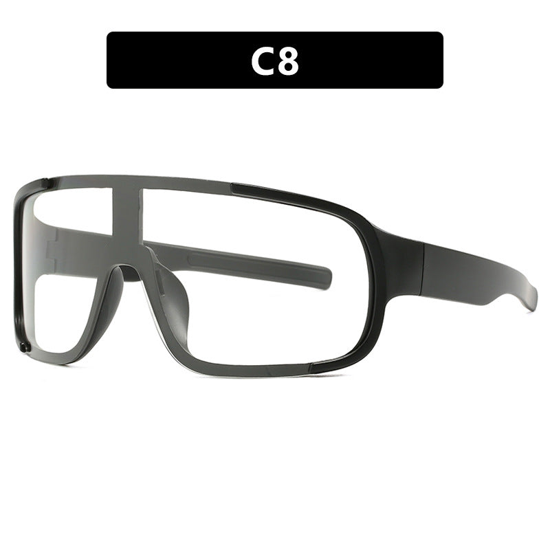 Women's sporty UV-protective sunglasses with a wide, aerodynamic shape Skanto