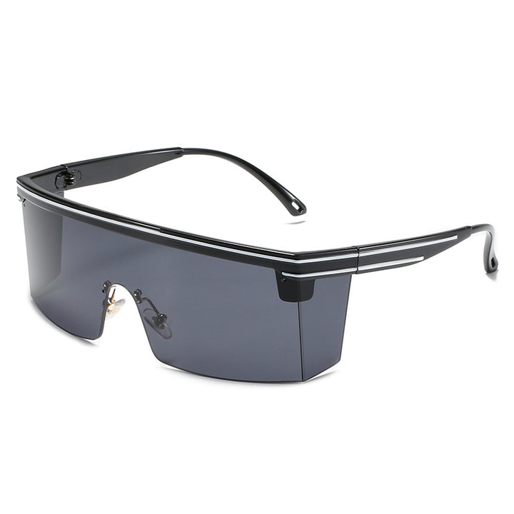 Dame Sporty solbriller med futuristisk design og uforstyrret synsfelt Skanto