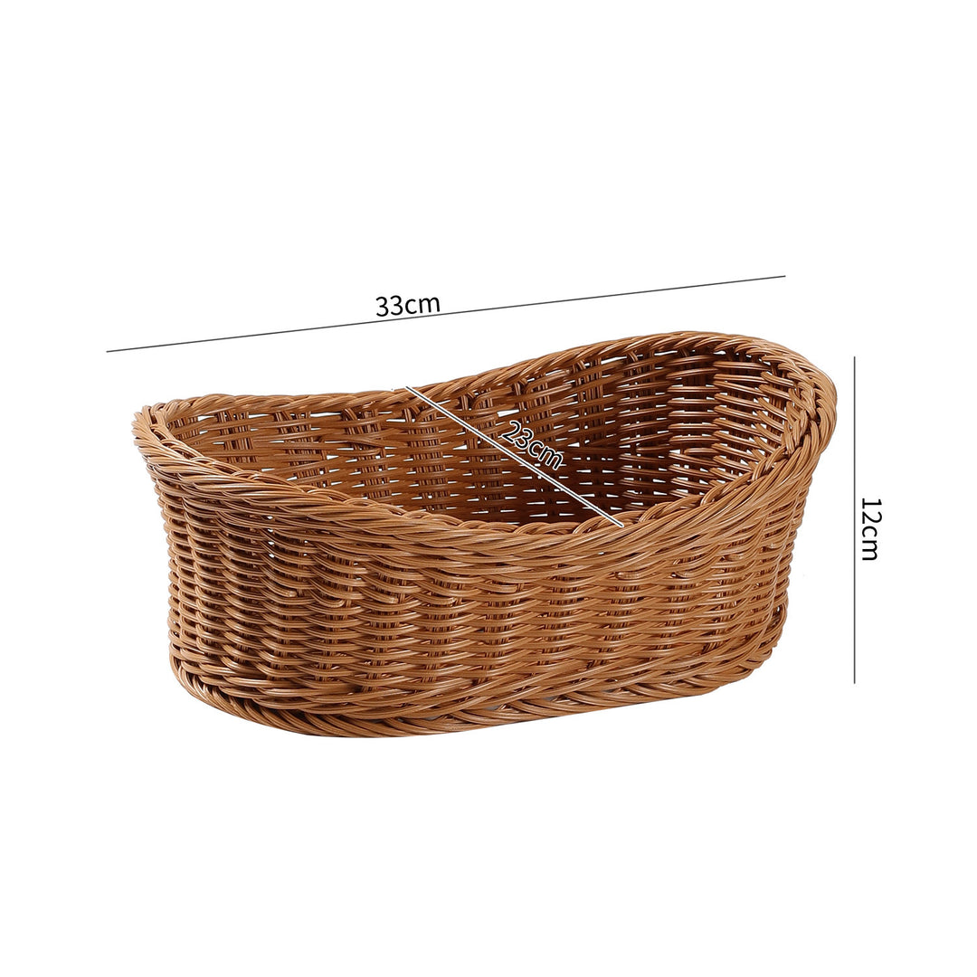Unisex Elegant oval oppbevaringskurv laget av naturlige materialer Skanto