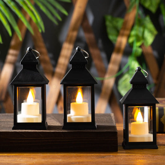 Norvo | Halloween Horror Flame Lantern LED Bordhengende Dekorasjoner Lampe