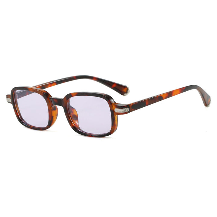 Women's Fashionable Square Sunglasses in Trendy Tortoiseshell Design Skanto