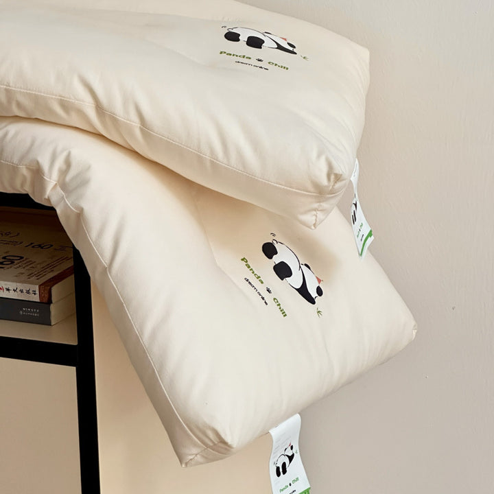 Damer Ergonomisk hodepute med lekent panda-motiv Skanto
