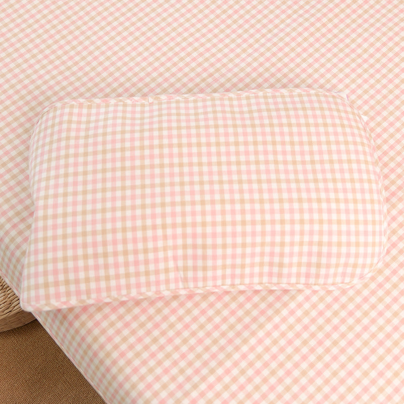 Damer babysengesett med rutete design Skanto