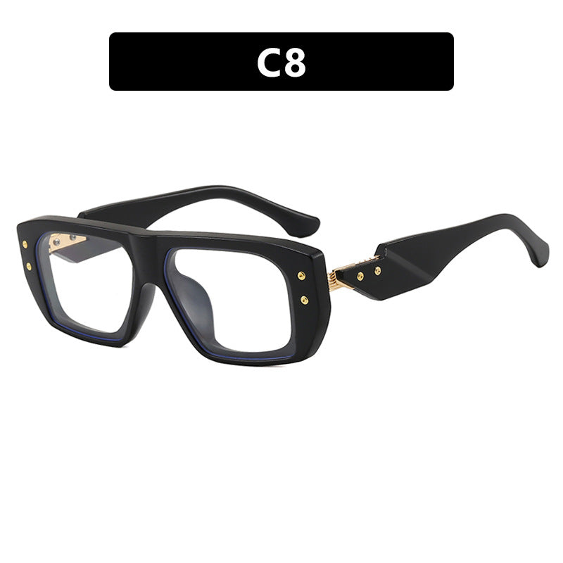 Women's fashion square glasses with multi-colored transparent frame Skanto