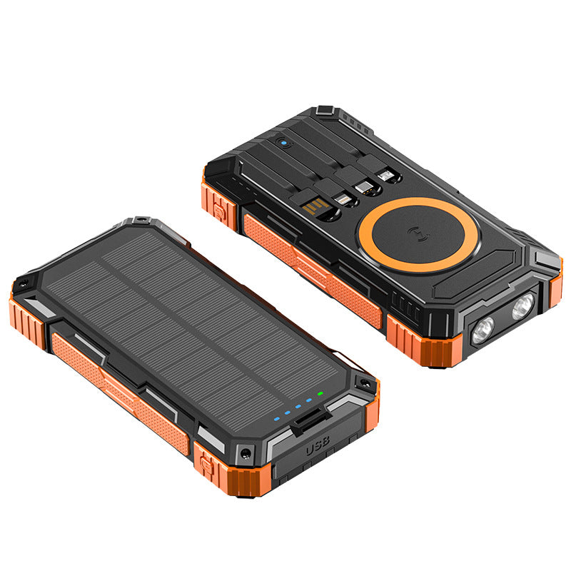 Robust Solar Powerbank med multifunksjonsporter Skanto