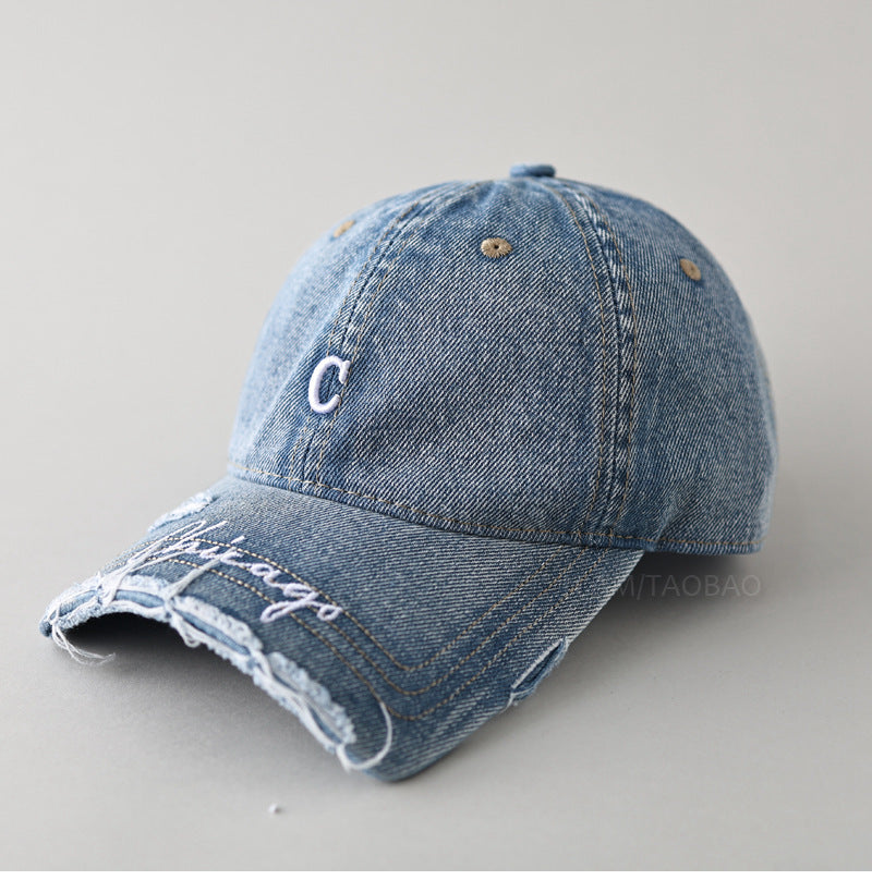 Herre Casual Slitt Baseball Cap Skanto