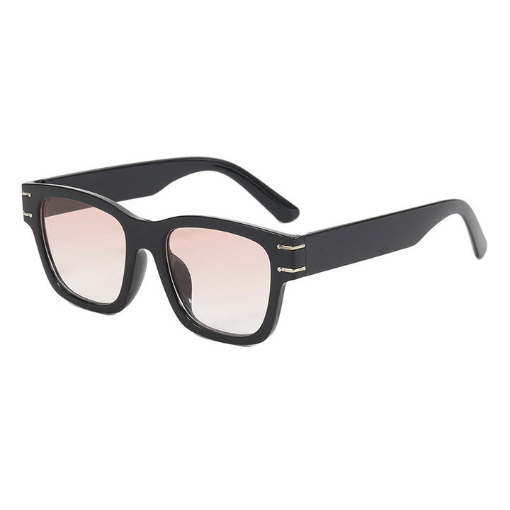 Dame moteriktig oversized solbrille med holdbar plastinnfatning Skanto