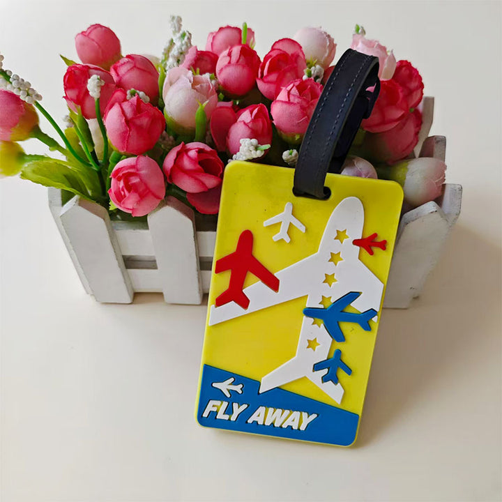 Unisex Bagasjelapp med innovativt flyreise-design Skanto
