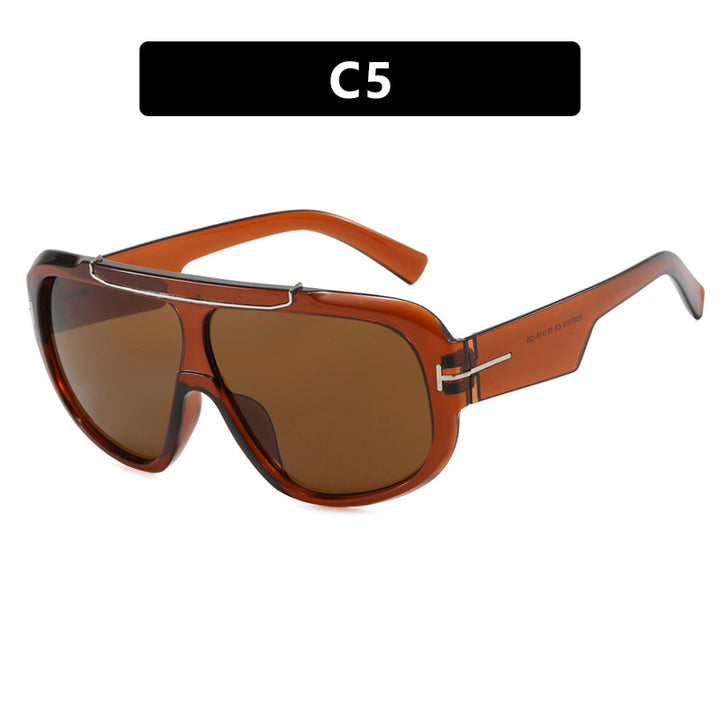 Women's Oversized Sunglasses in Modern Transparent Design Skanto