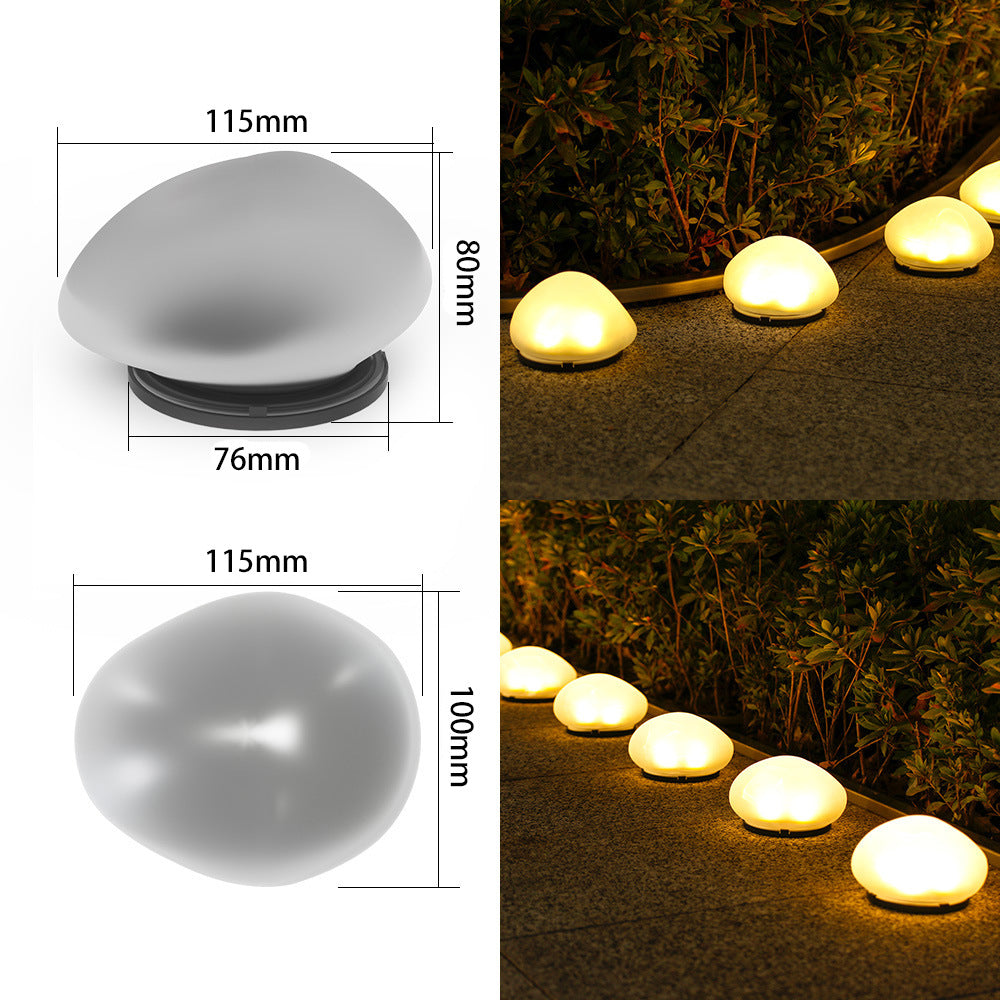 Oppladbare LED Pebble Sti Lys Vanntette Hage Akcent Skanto
