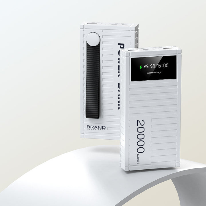 Høyytelses powerbank med digital ladeindikator Skanto