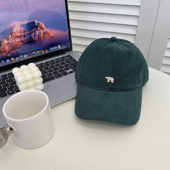 Kvinnens avslappede bomull brodert baseballcap Skanto