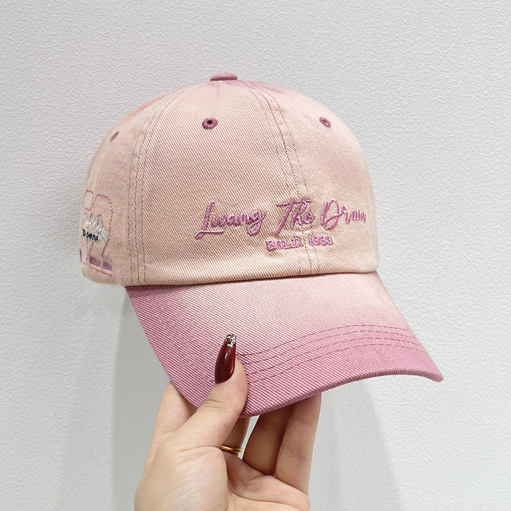 Kvinners Løse Broderte Dad Caps Skanto