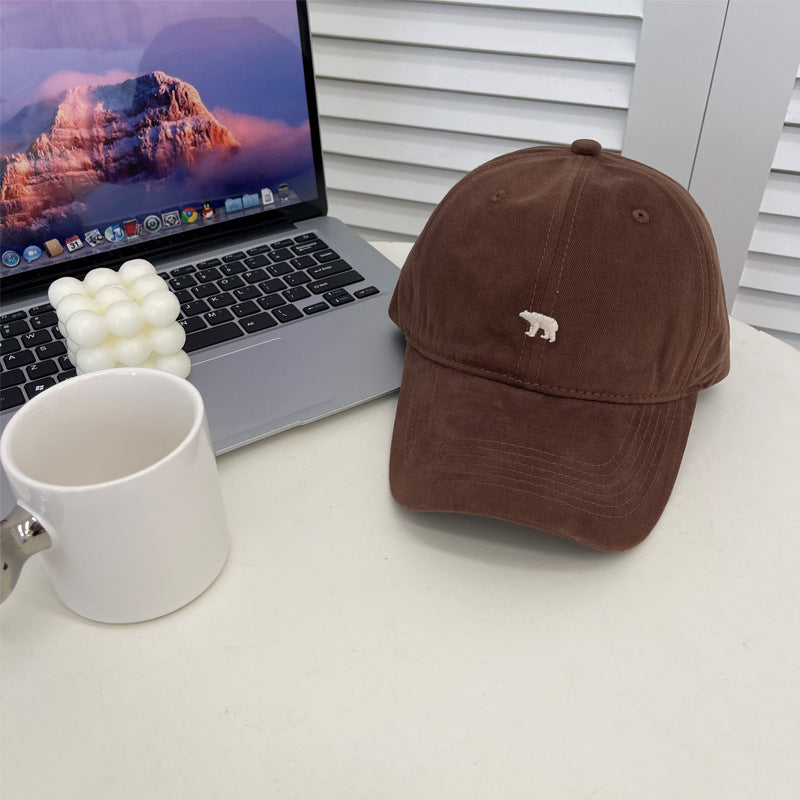 Kvinnens avslappede bomull brodert baseballcap Skanto