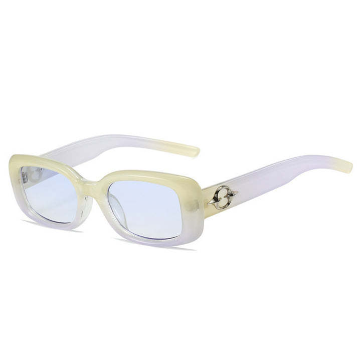 Dame trendy firkantet solbrille Skanto
