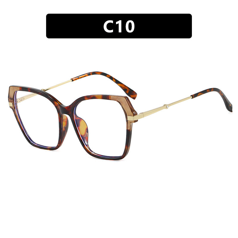 Women's square sunglasses with elegant metal frame and protective UV filter Skanto