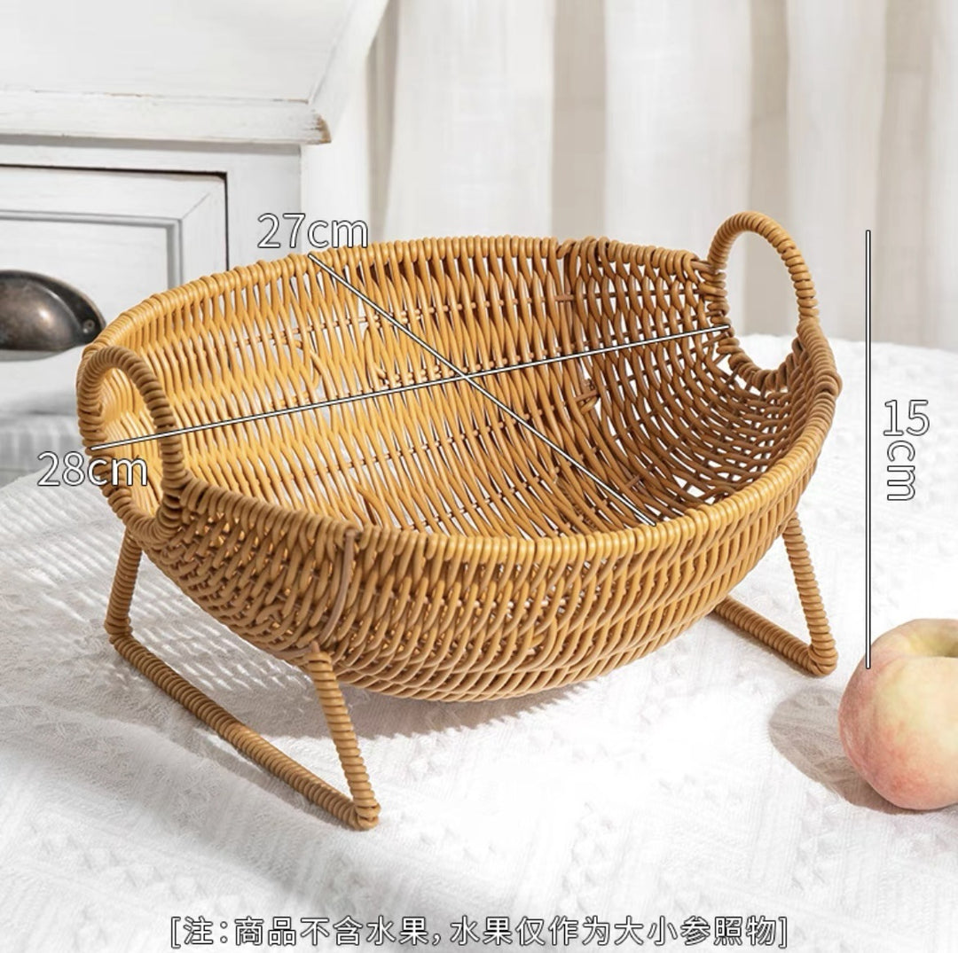 Unisex Designer Oppbevaringskurv med elegante håndtak Skanto