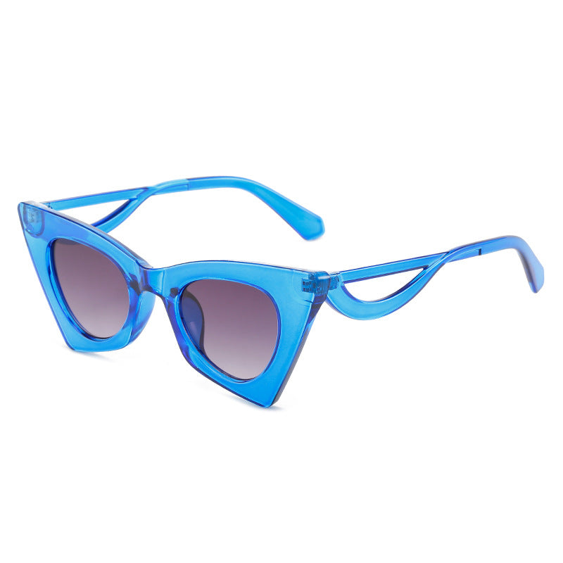 Dame Cat-Eye solbriller med elegante designelementer Skanto