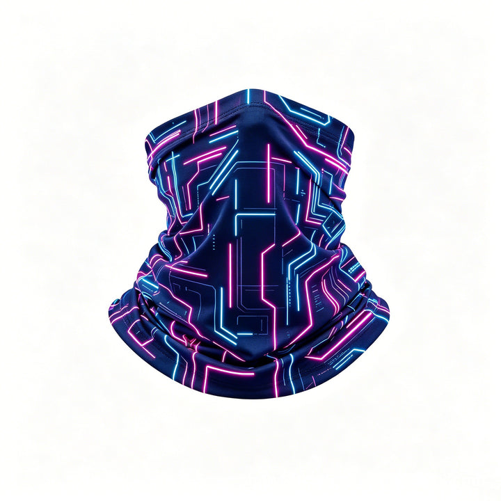 Dame Multifunksjonelt Sporthalsbånd med digitalt design Skanto