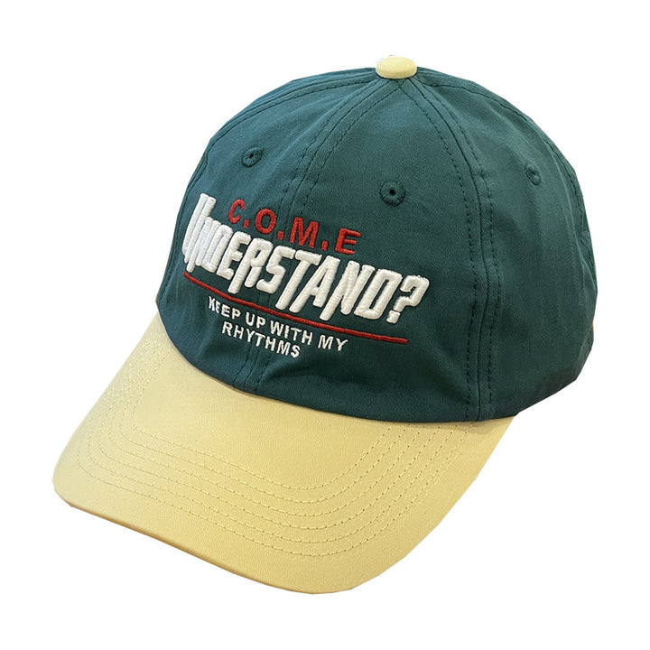 Unisex Casual Teksturerte Caps med Leken Broderi Skanto