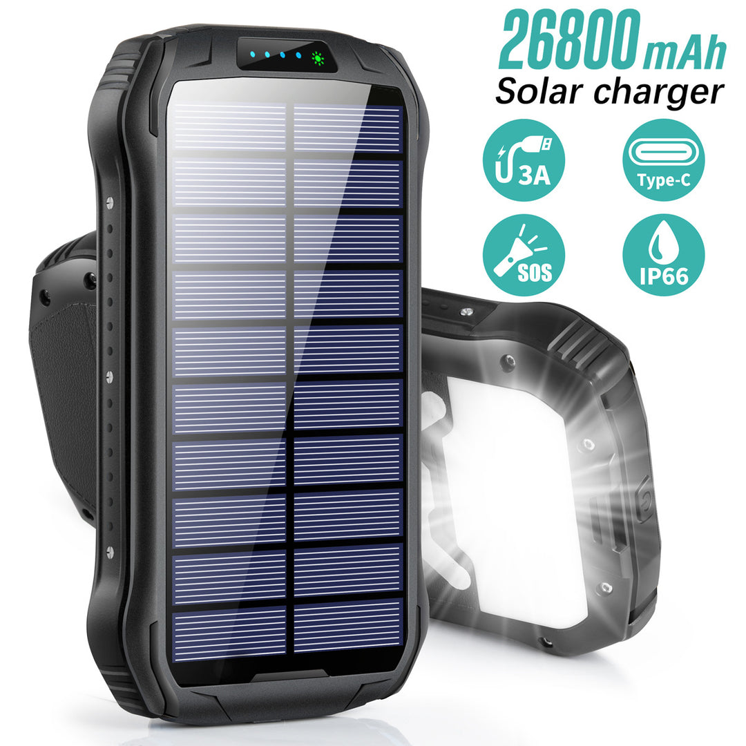 Solar-Powerbank med Høy lagringskapasitet og Ip66 beskyttelse Skanto