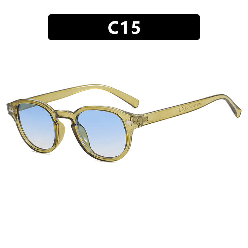 Women's round sunglasses with elegant design and UV protection Skanto
