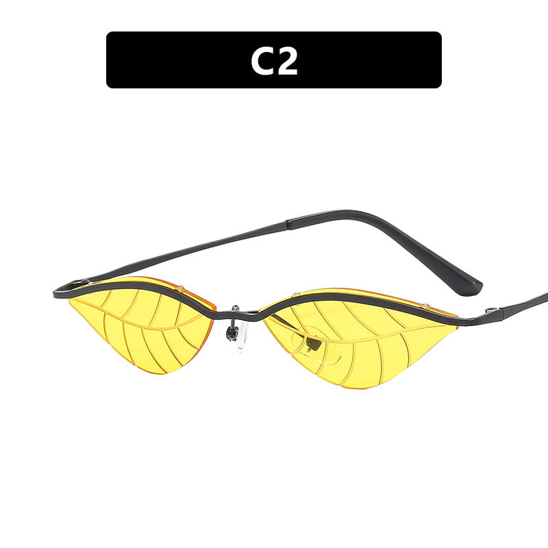 Dame Cat-Eye solbriller med innovativt bladdesign Skanto