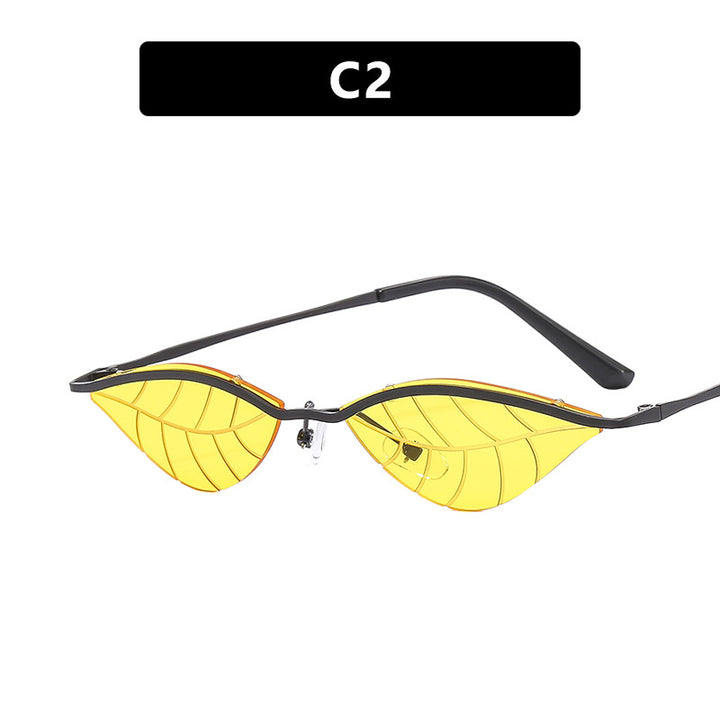 Dame Cat-Eye solbriller med innovativt bladdesign Skanto