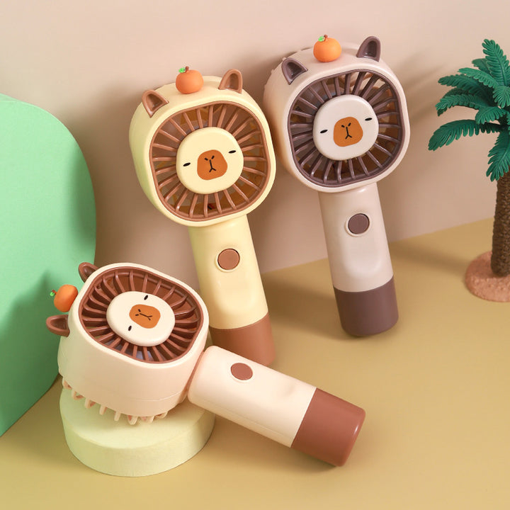 Unisex Bærbar Håndvifte i kreativt Dyredesign Skanto