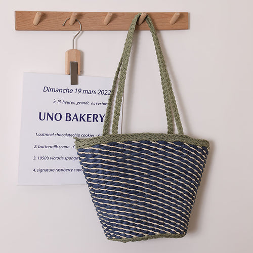 Braided beach bag with wide, stable handles Skanto