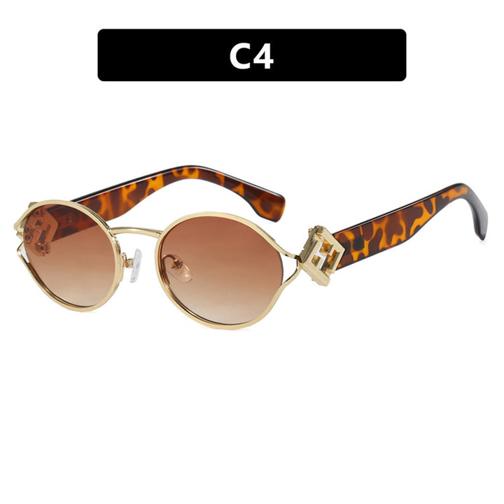 Women's fashion sunglasses with elegant metal frame and UV protection Skanto