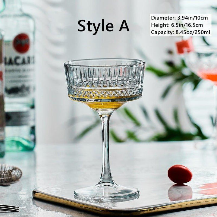 Mønstret Martini Cocktail Glasser | Skanto