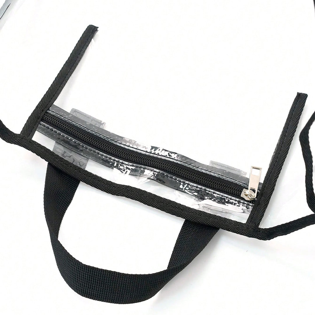 Transparent Strandveske med Flere Innervogner Skanto