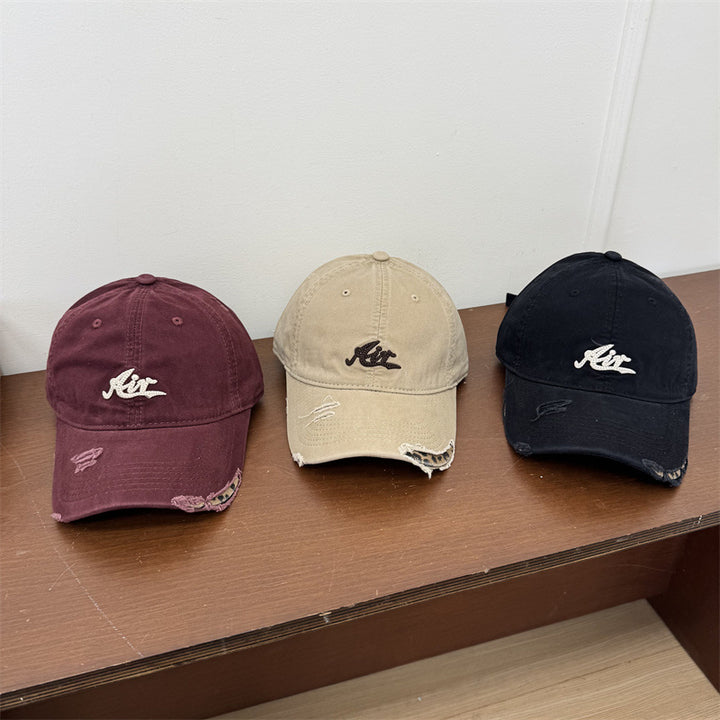 Kvinnenes Slitt Vintage Baseball Caps Skanto